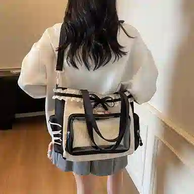 單倉 二次元小众多巴胺 布料 痛包 常规 女款 多色