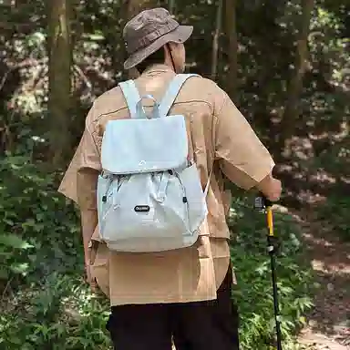 單倉 日系潮流简约小众设计感撞色轻便耐磨背包高品质学院风初高中学生大容量通勤百搭书包  尼龙 双肩包 常规 男女同款情侣款 多色