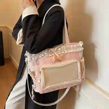 單倉 二次元小众多巴胺 布料 痛包 常规 女款 多色