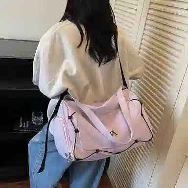 單倉 日系短独立鞋仓行学院风 布 旅行包 男女同款情侣款 多色