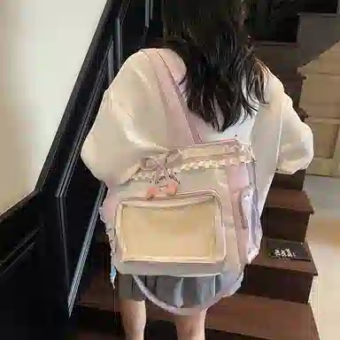 單倉 二次元小众多巴胺 布料 痛包 常规 女款 多色