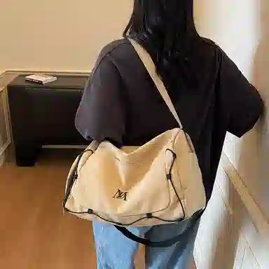 單倉 日系短独立鞋仓行学院风 布 旅行包 男女同款情侣款 多色