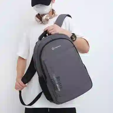單倉 时尚休闲百搭 牛津纺 双肩包 常规 男款 灰色/黑色/卡其色/蓝色