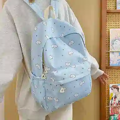 單倉 可爱潮流时尚设计通勤百搭背包 尼龙 双肩包 女款 多色