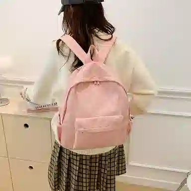 單倉 日系时尚高级感通勤百搭 牛津布 双肩包 常规 男女同款情侣款 多色