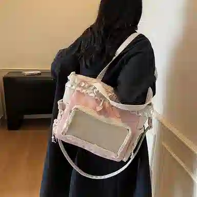 單倉 二次元小众多巴胺 布料 痛包 常规 女款 多色