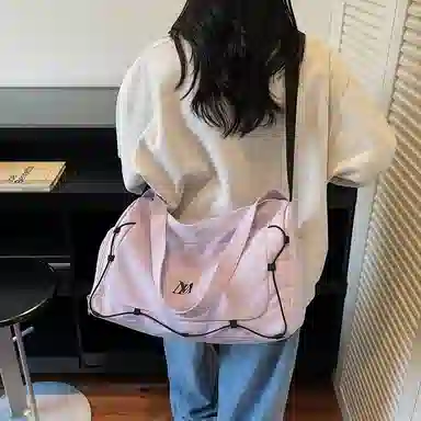 單倉 日系短独立鞋仓行学院风 布 旅行包 男女同款情侣款 多色