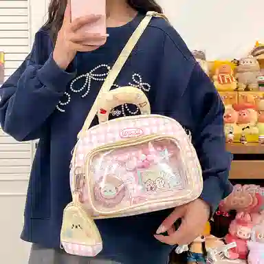 單倉 韩系百搭小清新学院萌系可爱旅行出游手提包 尼龙 痛包 常规 女款 多色
