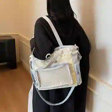 單倉 二次元小众多巴胺 布料 痛包 常规 女款 多色