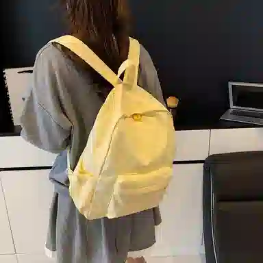 單倉 日系时尚高级感通勤百搭 牛津布 双肩包 常规 男女同款情侣款 多色