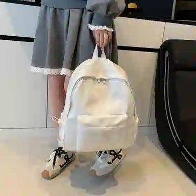 單倉 日系时尚高级感通勤百搭 牛津布 双肩包 常规 男女同款情侣款 多色