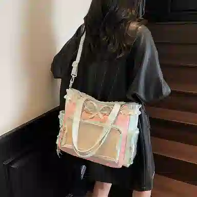 單倉 二次元小众多巴胺 布料 痛包 常规 女款 多色