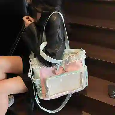 單倉 二次元小众多巴胺 布料 痛包 常规 女款 多色