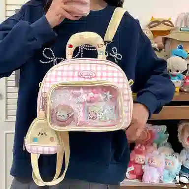 單倉 韩系百搭小清新学院萌系可爱旅行出游手提包 尼龙 痛包 常规 女款 多色