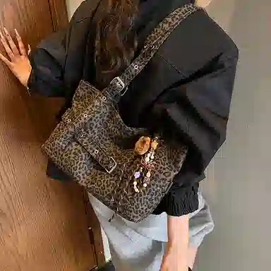單倉 复古时尚小众高级感轻便百搭托特包 布 单肩包 常规 女款 多色