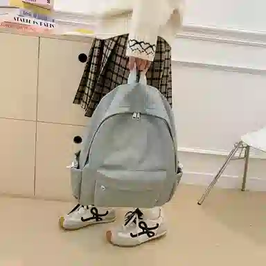 單倉 日系时尚高级感通勤百搭 牛津布 双肩包 常规 男女同款情侣款 多色