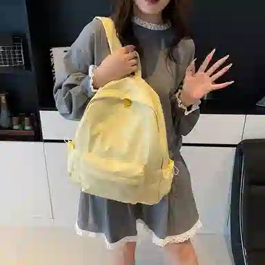 單倉 日系时尚高级感通勤百搭 牛津布 双肩包 常规 男女同款情侣款 多色
