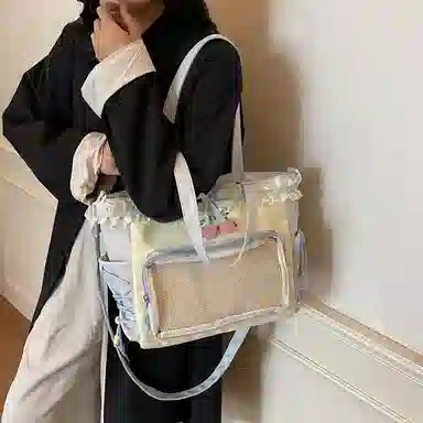 單倉 二次元小众多巴胺 布料 痛包 常规 女款 多色