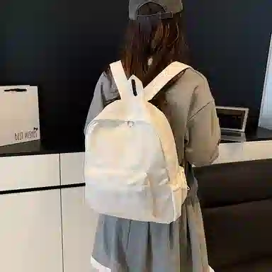 單倉 日系时尚高级感通勤百搭 牛津布 双肩包 常规 男女同款情侣款 多色