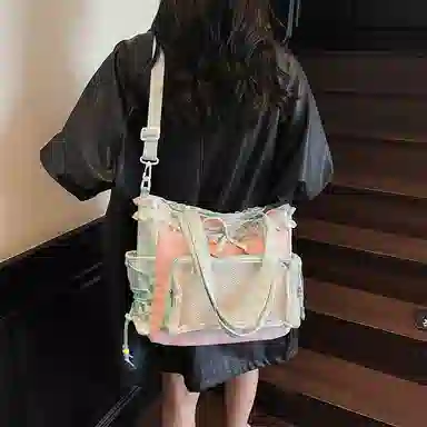 單倉 二次元小众多巴胺 布料 痛包 常规 女款 多色