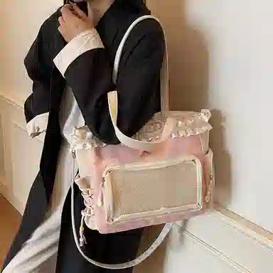 單倉 二次元小众多巴胺 布料 痛包 常规 女款 多色