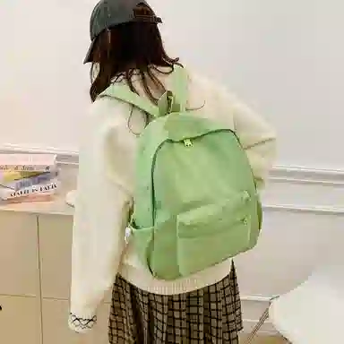 單倉 日系时尚高级感通勤百搭 牛津布 双肩包 常规 男女同款情侣款 多色