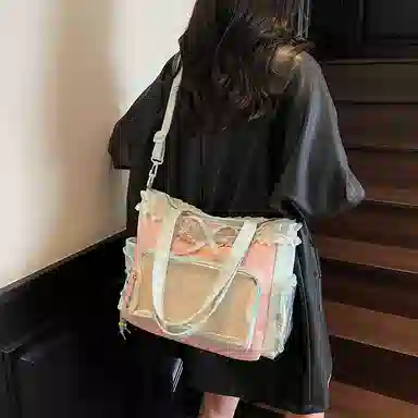 單倉 二次元小众多巴胺 布料 痛包 常规 女款 多色