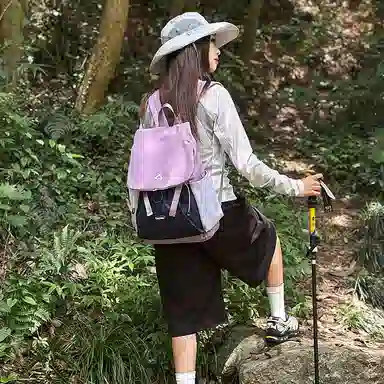 單倉 日系潮流简约小众设计感撞色轻便耐磨背包高品质学院风初高中学生大容量通勤百搭书包  尼龙 双肩包 常规 男女同款情侣款 多色