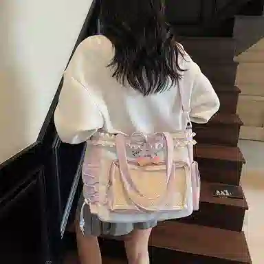 單倉 二次元小众多巴胺 布料 痛包 常规 女款 多色