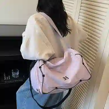 單倉 日系短独立鞋仓行学院风 布 旅行包 男女同款情侣款 多色
