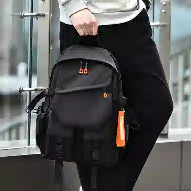 單倉 潮流简约通勤百搭背包多功能商务 牛津纺 双肩包 男款 多色