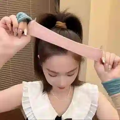 水中玉 无缝超宽面膜肌发圈高弹力扎头发橡皮筋高马尾头圈发绳 布艺 头绳 女款