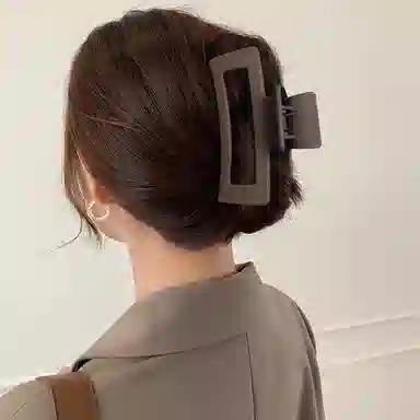 水中玉 抓夹 大号鲨鱼夹高端后脑勺发抓亚克力头发发卡头饰 发夹 女款