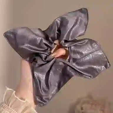 水中玉 韩系方巾大肠发圈高弹力丸子头低马尾发绳发饰 布艺 头绳 女款