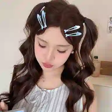 水中玉 可爱小鱼边夹卡通侧边刘海碎发发卡头饰高级感鸭嘴夹子发饰 合金 发夹 女款