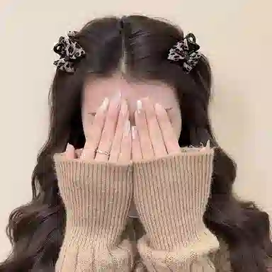 水中玉 复古豹纹云朵蝴蝶结小抓夹头饰简约百搭气质半扎发卡发饰 亚克力 发夹 女款