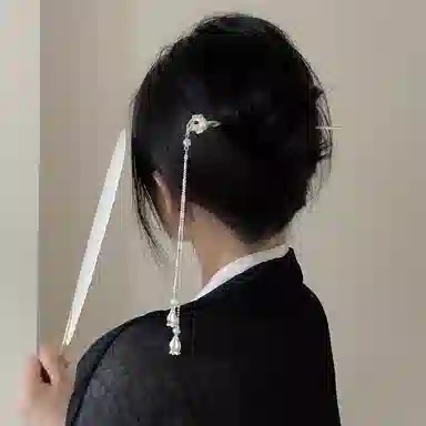 水中玉 古风女步摇流苏中式高级感发钗盘发钗子 气质汉服配饰古装 发簪 女款