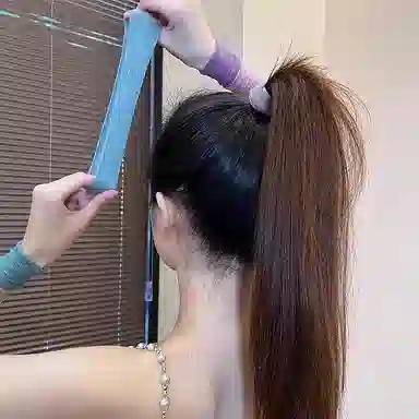 水中玉 无缝超宽面膜肌发圈高弹力扎头发橡皮筋高马尾头圈发绳 布艺 头绳 女款