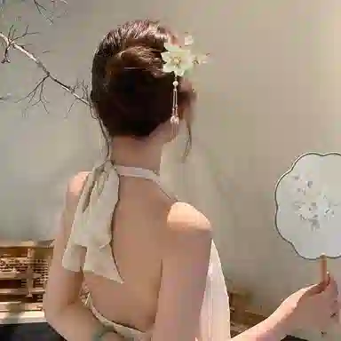 水中玉 铃兰花发钗高级感簪子新中式古风花朵盘发 发簪 女款