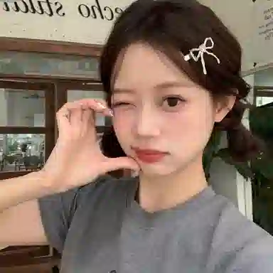 水中玉 蝴蝶结发卡侧边气质鸭嘴夹发饰#好运 合金 发夹 女款