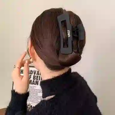 水中玉 气质盘发高级感 发夹 女款 黑色