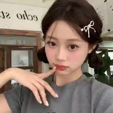 水中玉 蝴蝶结发卡侧边气质鸭嘴夹发饰#好运 合金 发夹 女款