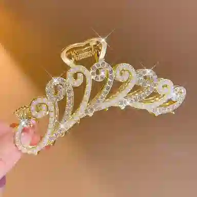 水中玉 凤尾新中式优雅高级感气质 发夹 女款