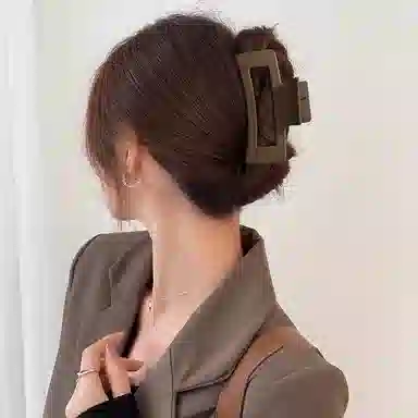 水中玉 抓夹 大号鲨鱼夹高端后脑勺发抓亚克力头发发卡头饰 发夹 女款