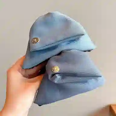 水中玉 牛仔高级感三角抓夹后脑勺盘发气质 亚克力 发夹 女款