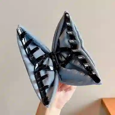 水中玉 牛仔高级感三角抓夹后脑勺盘发气质 亚克力 发夹 女款