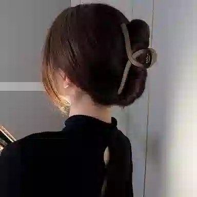 水中玉 高级感抓夹 大号鲨鱼夹发卡后脑勺夹子头饰 发夹 女款