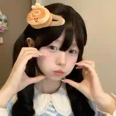 水中玉 可爱毛绒汉堡夹子前额刘海碎发发卡卡通趣味侧边夹头饰 合金 发夹 女款