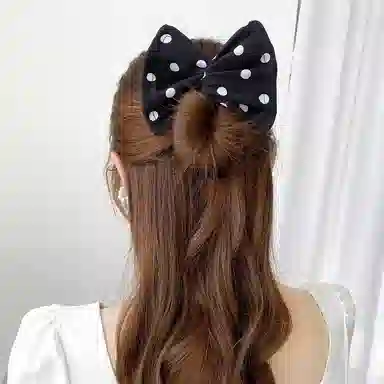 水中玉 懒人魔术蝴蝶结扭扭夹盘发头饰丸子头神器花苞发饰 合金 发夹 女款