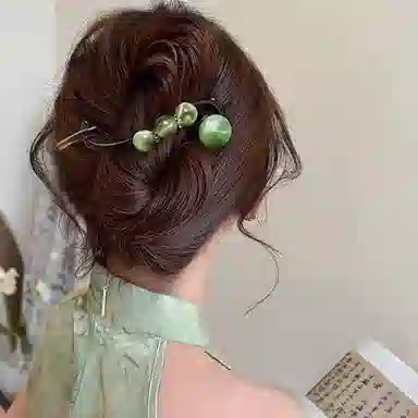 水中玉 高级感气质百搭后脑勺盘发扭扭 亚克力 发夹 女款